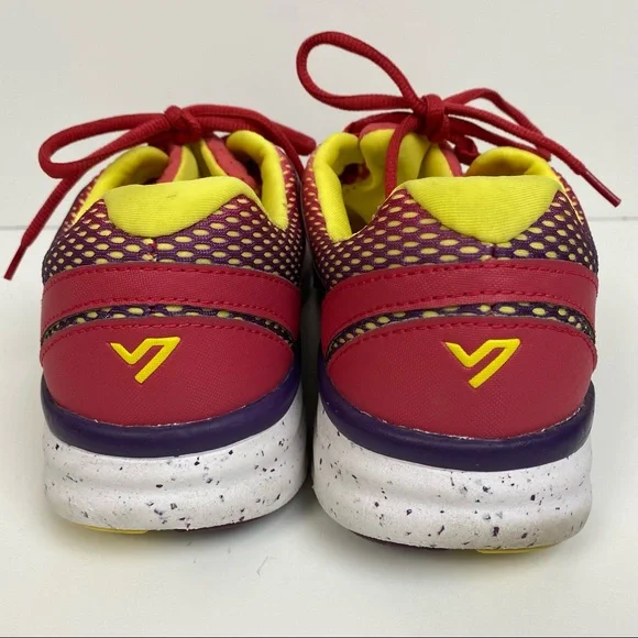 VIONIC 335 Elation 1.0 Walker Sneaker Shoes Size 8 Red Pink Purple Yellow White - Picture 6 of 13